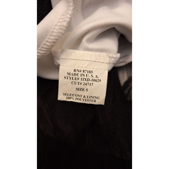 Vtg SAPPHIRE DOLLS Sz 5 Lace Y2K Formal Prom Dress Whimsigoth Fairy Grunge 90s - Picture 3 of 7